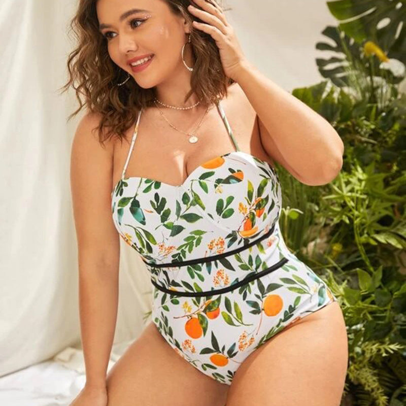 Floral Halt Plus Size